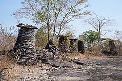 Sanctuaire de Phou Asa Mountain sur Khong Island.- Laos.