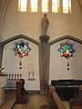 Kirche Maria Magdalena N'hausen, Taufe, Leuchter, Fenster, Apostel 2017-04-10 ama fec (9).JPG