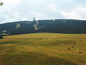 Vedere aeriană a stației.