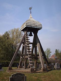 Bantega Village in Friesland, Netherlands