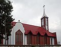 Kościół katolicki w Sokolanach. Camera location 53° 27′ 58″ N, 23° 28′ 18″ E  View all coordinates using: OpenStreetMap
