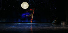 Grzegorz Suski as Macavity in the non-replica production of Cats in Roma Musical Theatre in Warsaw, 9 November 2007