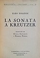 Tolstoi: La Sonata a Kreutzer (1928)