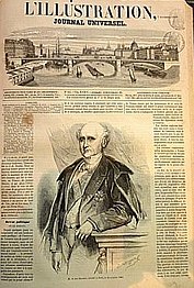 L'Illustration du 3 novembre 1860 annonçant la mort du duc Decazes.