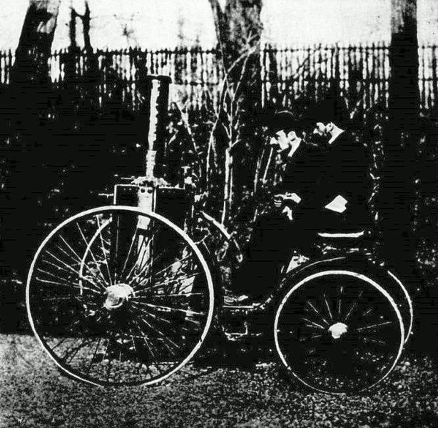 File:Le premier quadricycle à vapeur de Dion (1883).jpg