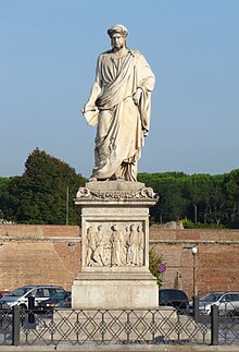 Statue de Léopold II sur la Piazza della Repubblica, Livourne.