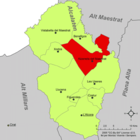 Расположение муниципалитета Адзанета на карте провинции