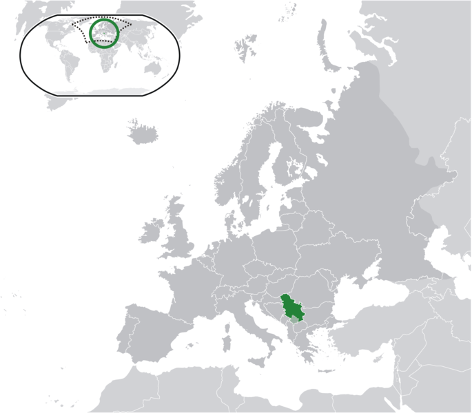 File:Location Serbia Europe Kosovo Semi-Included.png