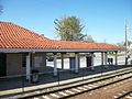 .. on the Oyster Bay-bound platform at Locust Valley station.