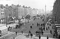 1900s, Upper Sackville Street, looking south from a point south of the Parnell Monument