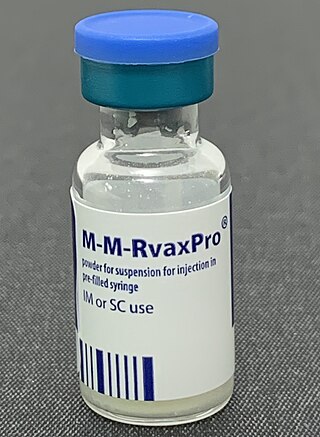 <span class="mw-page-title-main">MMR vaccine</span> Any of several combined vaccines against measles, mumps, and rubella