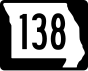 Route 138 marker