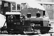 Maffei steam locomotive No 4366 named TYR after an overhaul at the Sultitjelma line in 1950.jpg