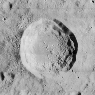 <span class="mw-page-title-main">Mairan (crater)</span> Crater on the Moon