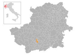 Locatie van San Pietro Val Lemina in Turijn (TO)