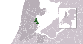 Poziția localității Edam-Volendam