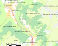 Pons Manfredi-Mons Pascalis: situs