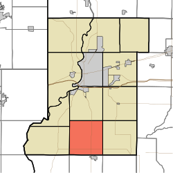 Location in Vigo County