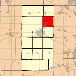 موقعیت ناحیه سیکمر، شهرستان دیکلب، ایلینوی در نقشه