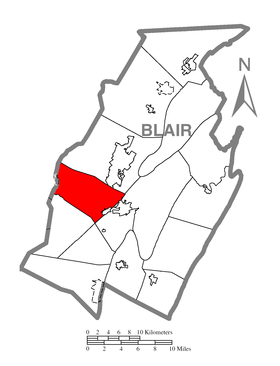 Placering af Allegheny Township