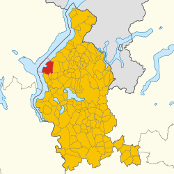 موقعیت لاونو-مومبلو در نقشه