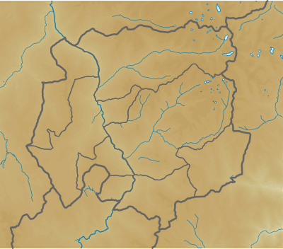 Mapa de localización de Yarowilca físico