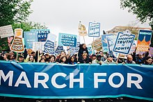 The crowd at the March for Science, Washington DC. March for Science (35468204851).jpg