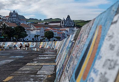 Marina of Horta, Faial Island, Azores, Portugal