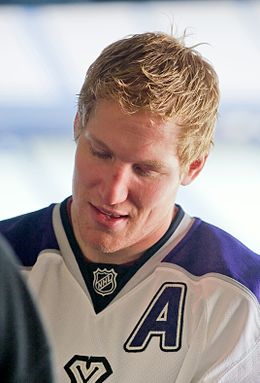 Matt Greene com os Los Angeles Kings