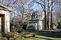 Mausoleum Hoefele at the main cemetery Hamburg-Ohlsdorf