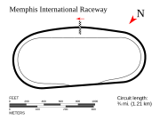 Diagram mezinárodní závodní dráhy Memphis. Svg