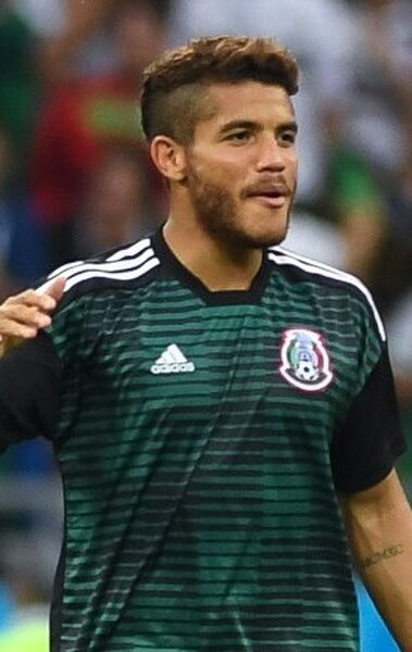 Dos Santos with Mexico at the 2018 FIFA World Cup