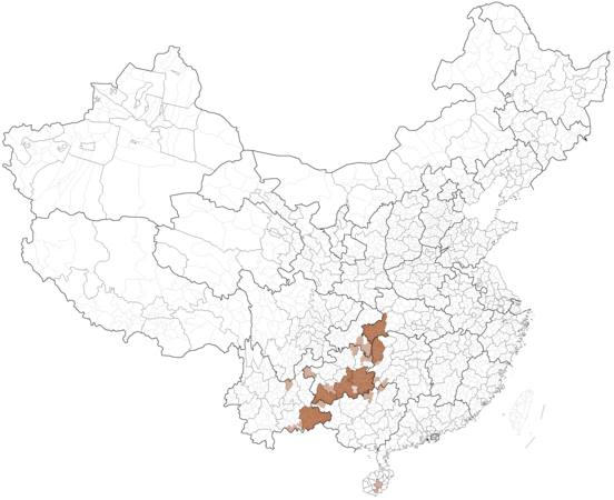 Miao autonomous prefectures and counties in China