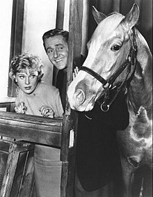 Connie Hines and Alan Young in TV's Mister Ed