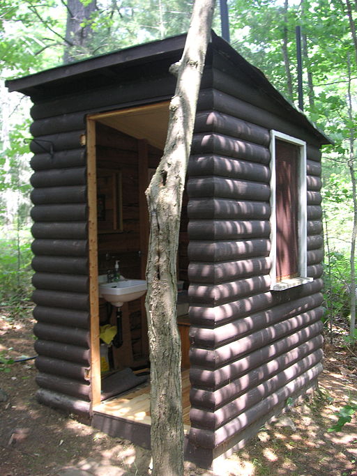 Modern outhouse