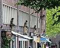 Deutsch: Siedlungsbauten Mohlenhofstraße 1-7 in Hamburg-Altstadt. This is a photograph of an architectural monument. It is on the list of cultural monuments of Hamburg, no. 29931.