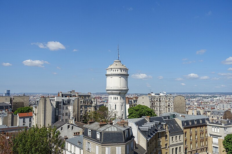 File:Montmartre water tower, Paris 23 April 2017 001.jpg