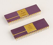 The M6800 family chips were redesigned to use depletion-mode technology. The MC6820 PIA became the MC6821. Motorola MC6820L MC6821L.jpg