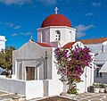 Một nhà thờ ở Mykonos