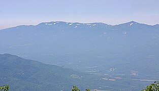 ニセコ西山系：昆布岳より望む 右から目国内岳・幌別岳・雷電山