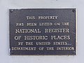 NRHP Plaque, 22 W Main St
