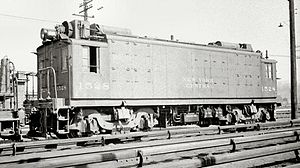 GE three-power boxcab der New York Central, um 1930