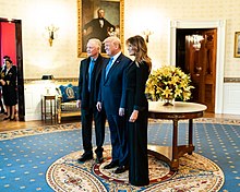 Voight mit Donald und Melania Trump (2019)