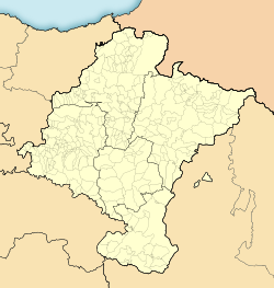 Fontellas ubicada en Navarra