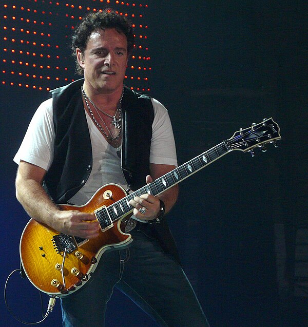 Neal Schon, the remaining original member of Journey in 2008.