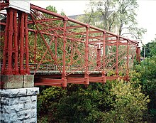 Bollman Truss Bridge in Savage