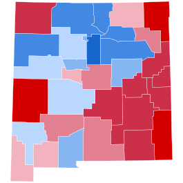 New Mexico Presidential Election Results 2016.svg