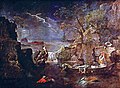 Diluvio (Invierno), 1660-1664, óleo sobre lienzo, 118 x 160 cm, Louvre Musiyu, París