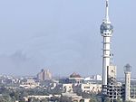 The Baghdad Tower, till höger.