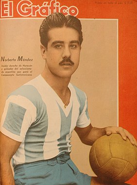 Norberto Méndez (Selección Arjantin).  - El Grafico 1342.jpg